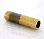 Сгон резьбовой латунный Uni-Fitt 3/4" НР 100 мм 659G3100