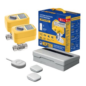 Система защиты от протечек Нептун PROFI WiFi 1/2" 1 проводной 2 беспроводных датчика 2 крана( Вывод из ассортимента) 2205739