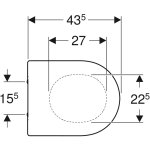 Сиденье для унитаза Geberit Acanto 500.604.01.2