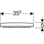 Сиденье для унитаза Geberit Acanto 500.604.01.2