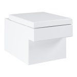 Сиденье для унитаза GROHE Cube Ceramic с микролифтом и крышкой 39488000