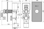 Сифон для стиральной машины Alca Plast APS3P APS3P