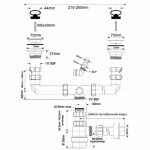 Сифон двойной для мойки и раковины McAlpine MRSK5 40 мм с носиком и трубкой MRSK5