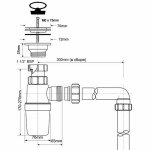 Сифон McAlpine MRSK8 32-40 мм универсальный с трубкой 40 мм MRSK8