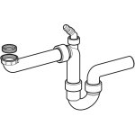 Сифон трубчатый для кухонной мойки GEBERIT Uniflex 40-1"1/2 с носиком 152.885.11.1