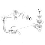 Слив-  перелив для ванны Grohe TALENTO 28939000