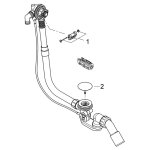 Слив- перелив для анатоомической ванны Grohe TALENTOFILL 28991000