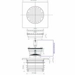 Сливная насадка для душа McAlpine с сухим затвором (подпружинная мембрана) 90-110 мм MRFGC3SNRV110