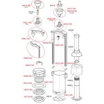 Сливной механизм со стоп-кнопкой AlcaPlast  A2000 A2000CHROM