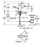 Смеситель для биде Grohe Lineare New с донным клапаном хром 33848001
