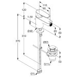 Смеситель для биде KLUDI Pure and Solid 342160575