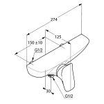 Смеситель для душа KLUDI Ambienta без излива 537100575