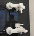 Смеситель для душа KLUDI Zenta без излива белый 388709175