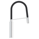 Смеситель для кухни GROHE Concetto с профессиональной лейкой хром/черный 31491000