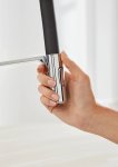 Смеситель для кухни GROHE Concetto с профессиональной лейкой хром/черный 31491000