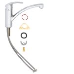 Смеситель для кухни GROHE Eurosmart new с низким изливом хром 33281002