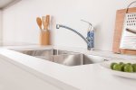 Смеситель для кухни GROHE Eurosmart new с низким изливом хром 33281002
