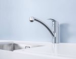 Смеситель для кухни GROHE Eurosmart new с низким изливом хром 33281002