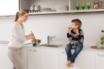 Смеситель для кухни GROHE Eurosmart new с низким изливом хром 33281002