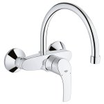Смеситель для кухни GROHE Eurosmart new настенный с высоким изливом хром 32482002