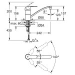 Смеситель для кухни GROHE Eurostyle Cosmopolitan с низким изливом хром 33977002