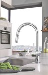 Смеситель для кухни GROHE Minta с выдвижным изливом хром 32321002