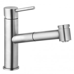 Смеситель для кухни KLUDI Steel с выдвижной лейкой 44851F860