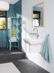 Смеситель для раковины GROHE Eurosmart с высоким изливом и донным клапаномe L SIZE хром 23537002