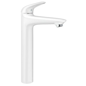 Смеситель для раковины GROHE Eurostyle XL SIZE с отверстием на рычаге белая луна 23570LS3