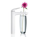 Смеситель для раковины GROHE Eurostyle XL SIZE с отверстием на рычаге белая луна 23570LS3