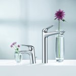 Смеситель для раковины GROHE Eurostyle XL SIZE с отверстием на рычаге хром 23570003
