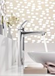 Смеситель для раковины GROHE Eurostyle XL SIZE с отверстием на рычаге хром 23570003