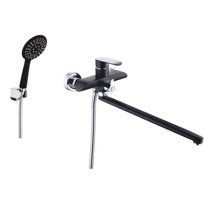 Смеситель для ванны GANZER Maria GZ 22041C черный GZ22041C