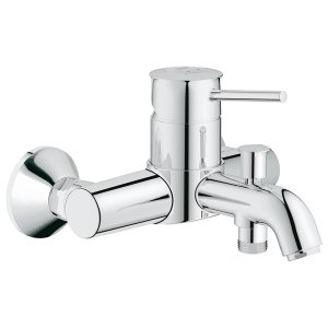 Смеситель для ванны GROHE BauClassic с изливом без душевого гарнитура хром 32865000