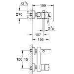 Смеситель для ванны GROHE Concetto без душевого гарнитура хром 32211001