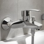 Смеситель для ванны GROHE Eurosmart New хром без душевого гарнитура хром 33300002