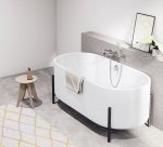 Смеситель для ванны и душа KLUDI Ameo настенный с изливом 416710575