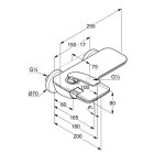 Смеситель для ванны и душа KLUDI Balance настенный черный 524458775