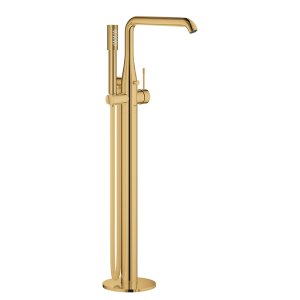 Смеситель для ванны напольный GROHE Essence с душевым гарнитуром холодный рассвет 23491GL1