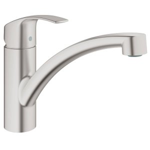 Смеситель дя кухни GROHE Eurosmart с низким изливом суперсталь 33281DC2