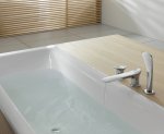Смеситель на борт ванны KLUDI Ambienta с душевой лейкой и изливом 534470575