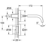 Смеситель встраиваемый GROHE Allure E инфракрасный 36235000