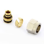 Концовка обжимная Uni-Fitt 16(2.0) х 1/2" конус для коллекторов серии 40X и 42X 408N1612