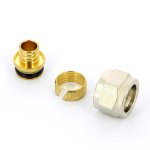 Концовка обжимная Uni-Fitt 16(2.0) х 1/2" конусный для полиэтиленовых труб 681N1612