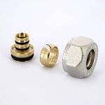 Концовка обжимная Uni-Fitt обжимной 16x3/4" ВР евроконус 680N1634