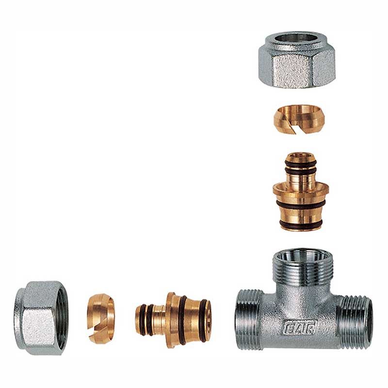 Тройник для металлопластиковых труб FAR НР 1/2" 20 х 2 мм FC 5511 12 80204