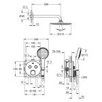 Душ встраиваемый GROHE Grohtherm Smartcontrol 34743000
