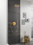 Душ верхний GROHE Rainshower Cosmopolitan d310 с кронштейном 380 мм холодный рассвет 26066GN0