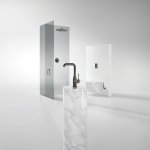 Душ верхний GROHE Rainshower Cosmopolitan d310 с кронштейном 380 мм темный графит матовый 26066AL0