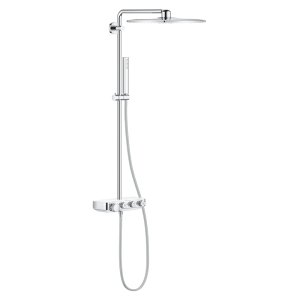 Душевая система GROHE Euphoria Smartcontrol System 310 Cube Duo с термостатом белая